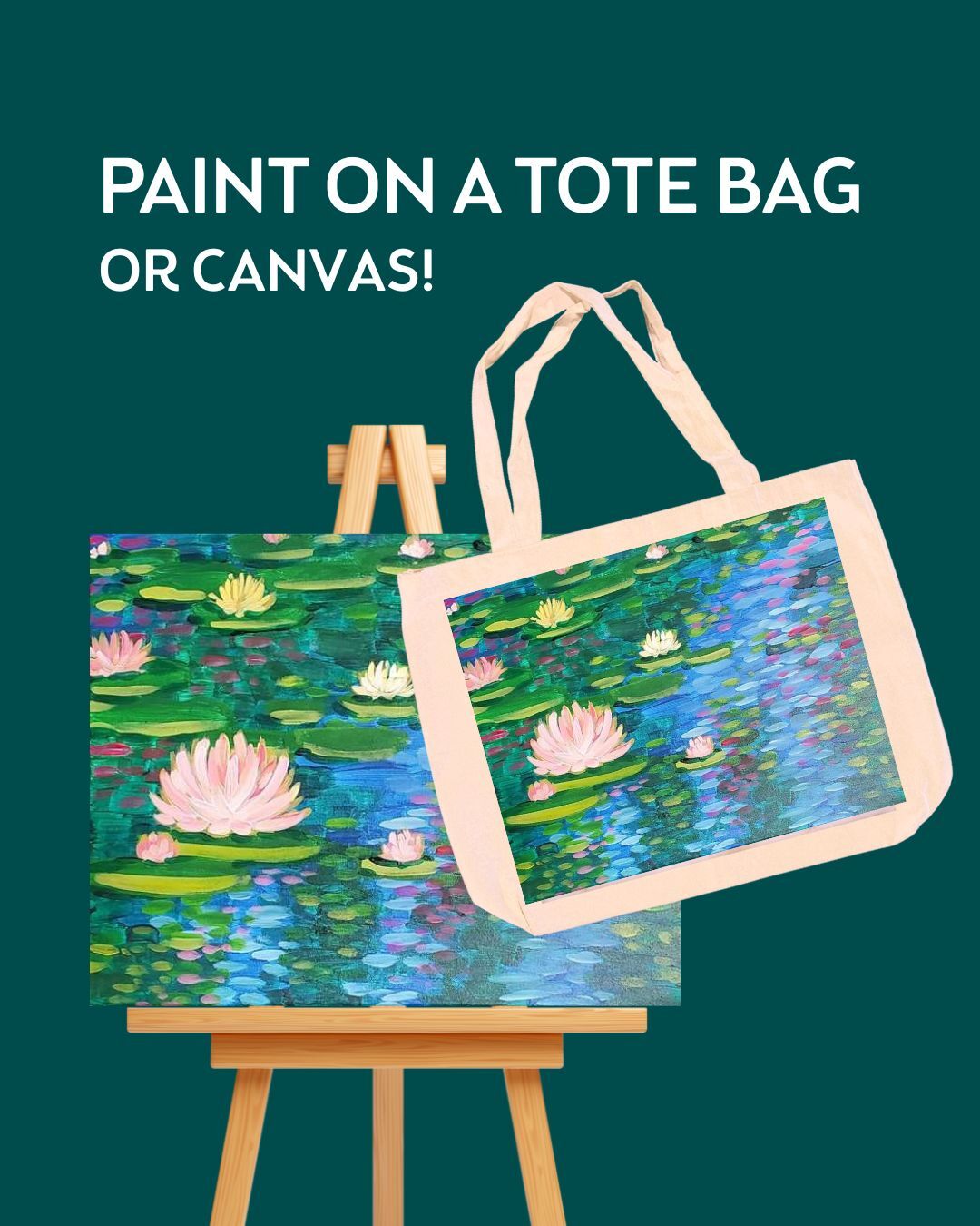 Monet Lilies on the Water